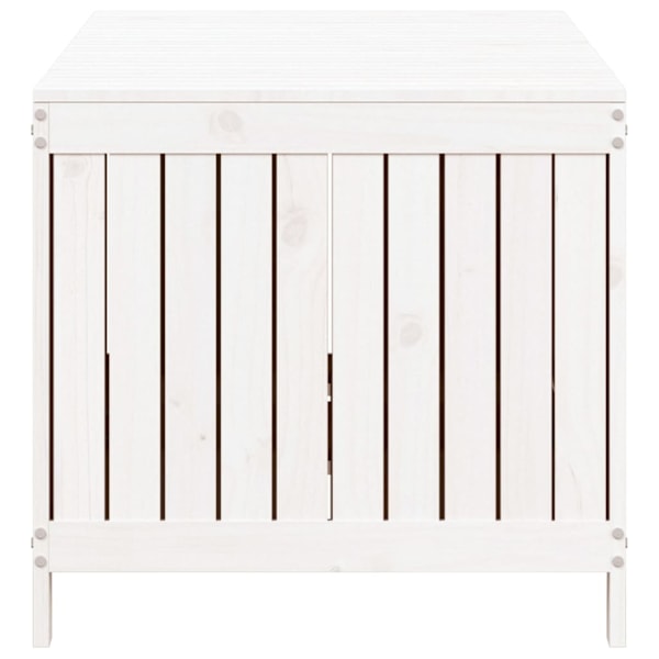 vidaXL Dynbox vit 147x68x64 cm massiv furu Vit