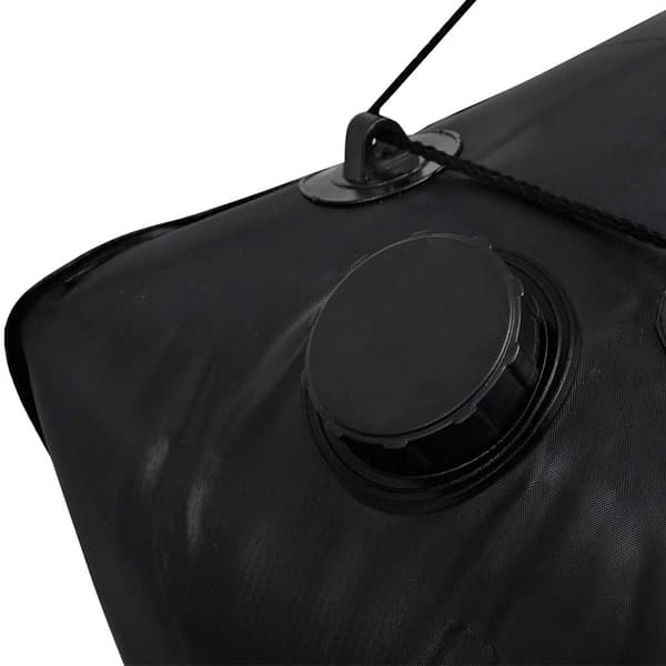 vidaXL Campingdusch med behållare 40L Svart