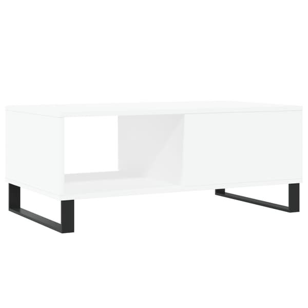 vidaXL Soffbord vit 90x50x36,5 cm konstruerat trä Vit