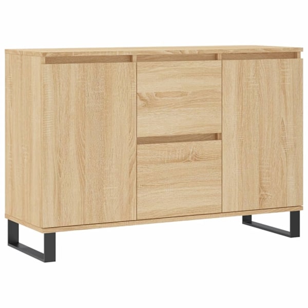 vidaXL Skänk sonoma-ek 104x35x70 cm konstruerat trä Brun