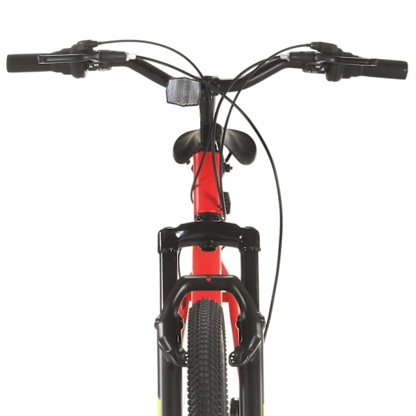 vidaXL Mountainbike 21 växlar 27,5 tums däck 42 cm röd Röd