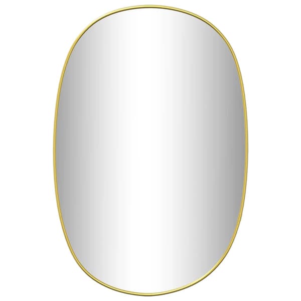vidaXL Väggspegel guld 60x40 cm Guld
