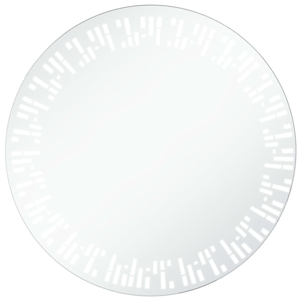 vidaXL Badrumsspegel LED 70 cm Silver