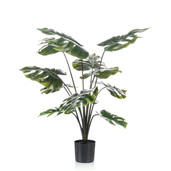 Emerald Konstväxt monstera 98 cm i kruka Grön