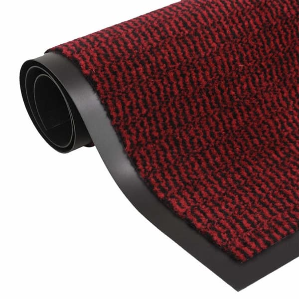 vidaXL Dörrmatta tuftad 60x150 cm röd Röd