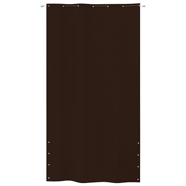 vidaXL Balkongskärm brun 140x240 cm oxfordtyg Brun