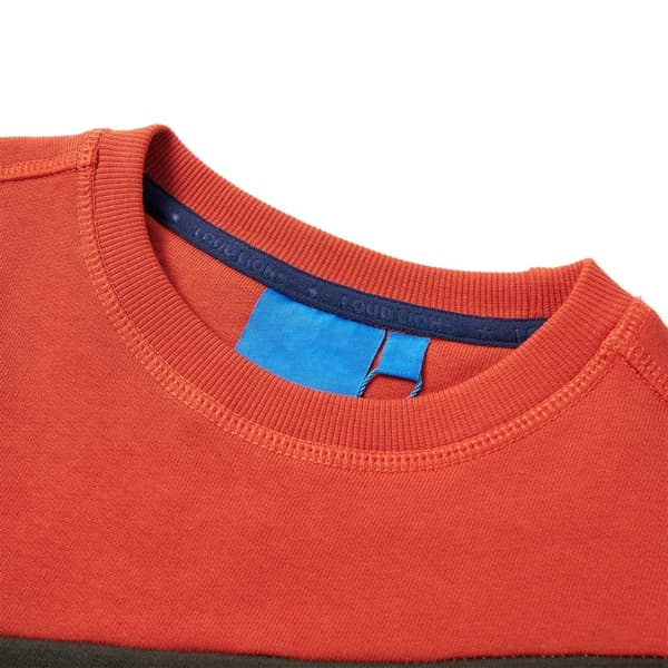 vidaXL Tröja för barn orange 128 Orange