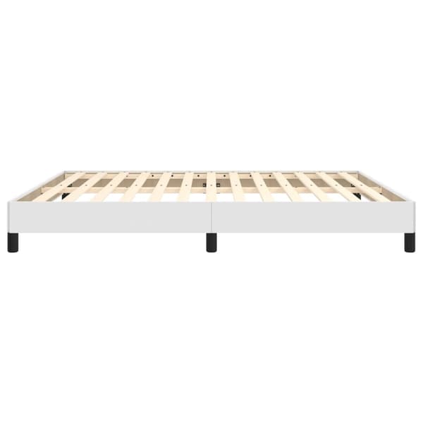 vidaXL Sängram vit 180x200 cm konstläder Vit