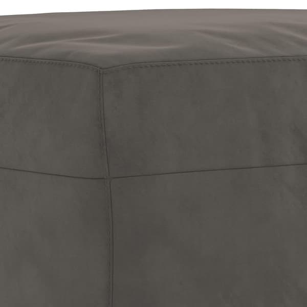 vidaXL Bänk mörkgrå 70x35x41 cm sammet Grå