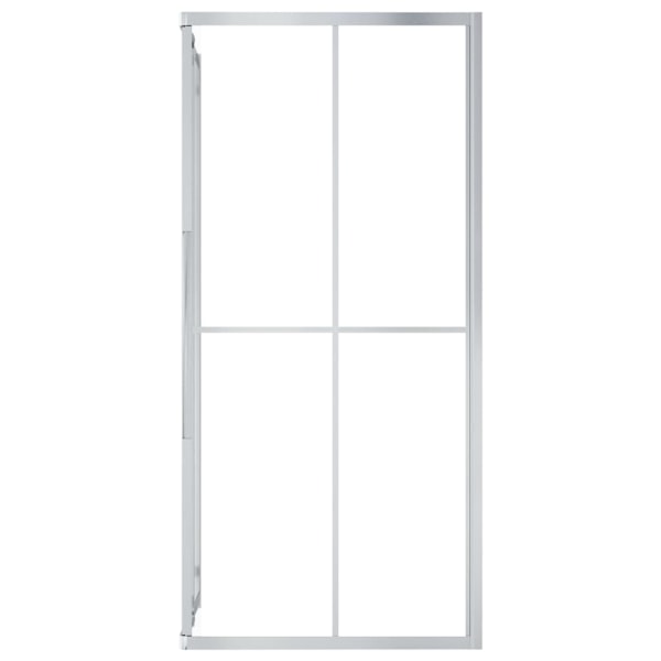 vidaXL Duschvägg ESG 70x70x180 cm Silver