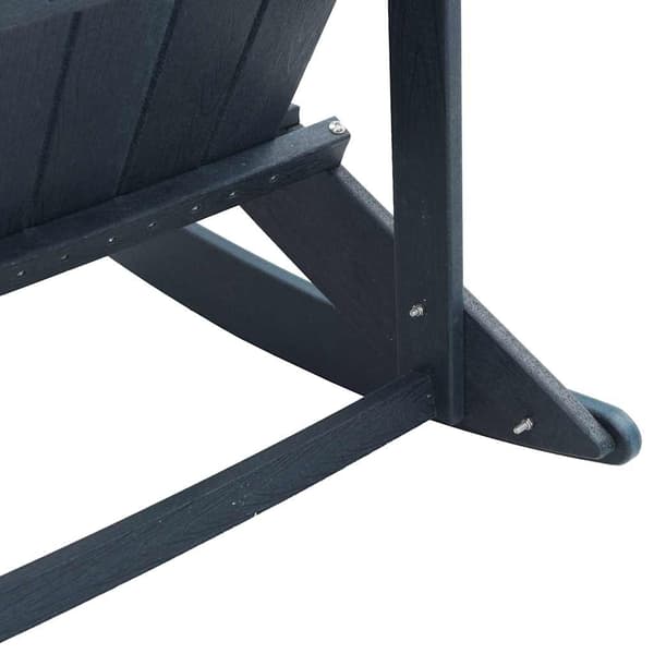 vidaXL Adirondack Gungstolar 2 pcs Mörkblå HDPE Marinblå