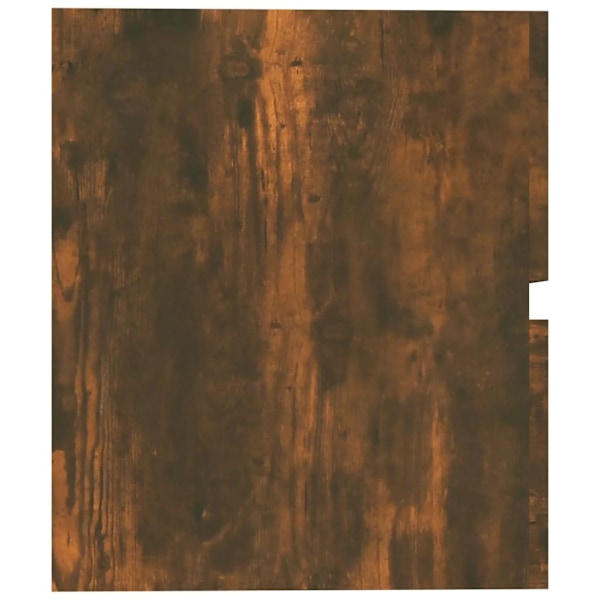 vidaXL Handfatsskåp rökfärgad ek 60x38,5x45 cm konstruerat trä Brun