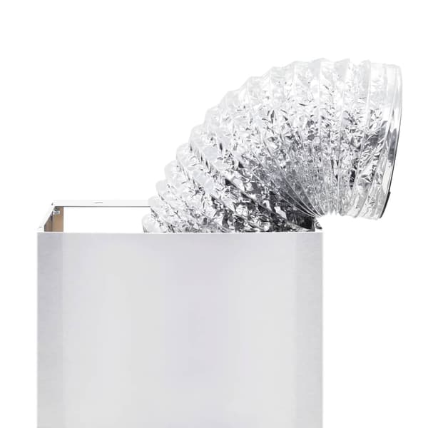 vidaXL Väggmonterad köksfläkt 90 cm rostfritt stål 756 m³/h LED Silver