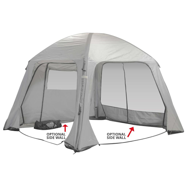 Bo-Camp Sidovägg med myggnät till tält Air Gazebo Grå