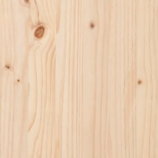 vidaXL Sängram massivt trä 180x200 cm Brun