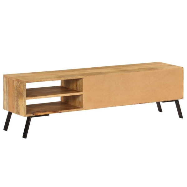 vidaXL TV-bänk massivt mangoträ 140x30x40 cm Brun