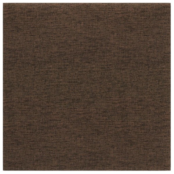 vidaXL Väggpaneler 12 st Brun 30x30 cm tyg 1,08 m² Brun