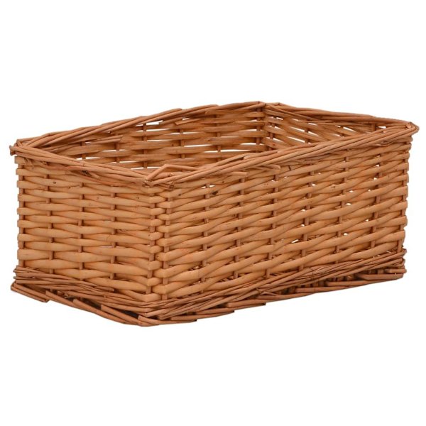 vidaXL Korgar 4 st brun pil Brun