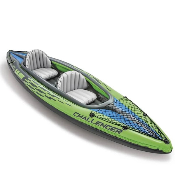 INTEX Uppblåsbar kajak Challenger K2 351x76x38 cm 68306NP Grön