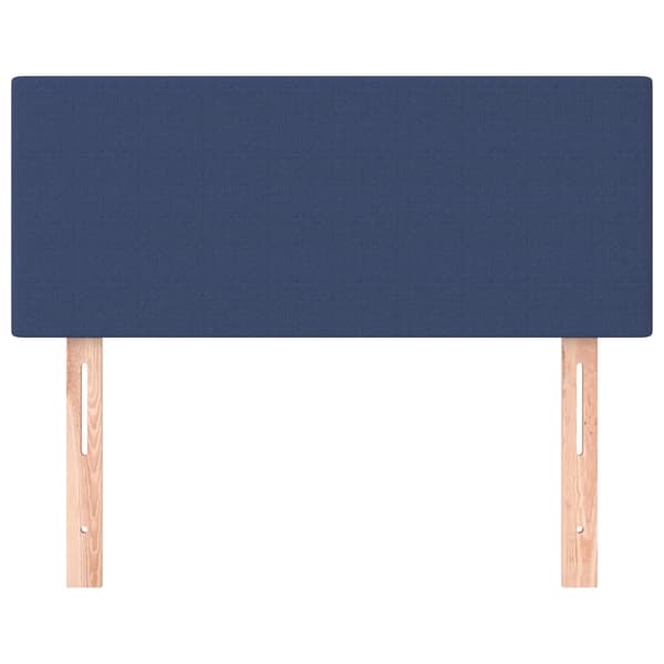 vidaXL Sänggavel blå 80x5x78/88 cm tyg Blå