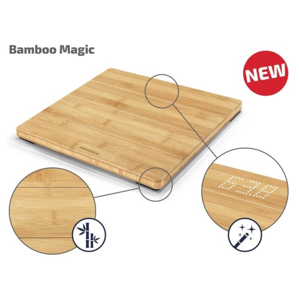 Soehnle Badrumsvåg Style Sense Bamboo Magic 180 kg