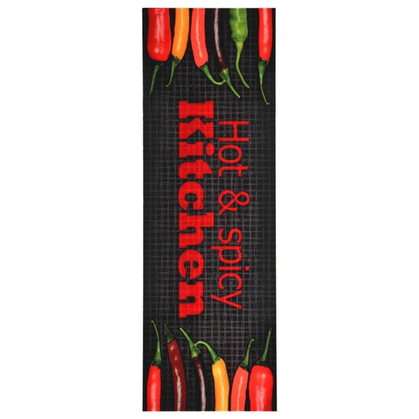 vidaXL Köksmatta maskintvättbar Hot&Spicy 45x150 cm multifärg