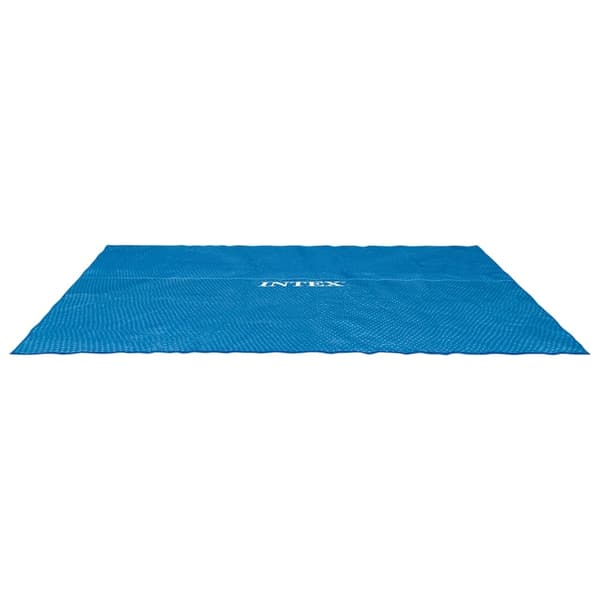 INTEX Poolöverdrag solenergi blå 549x253 cm polyeten Blå