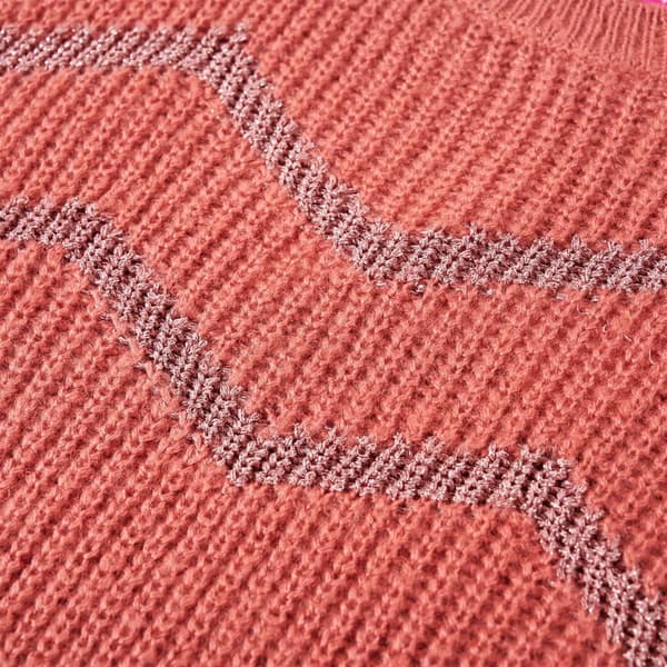 vidaXL Stickad tröja för barn rosa 140 Rosa