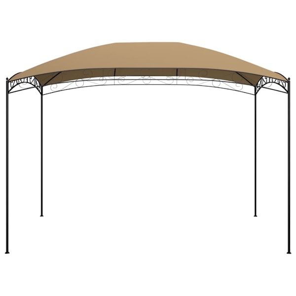 vidaXL Paviljong 3x4x2,65 m taupe 180 g/m² Taupe