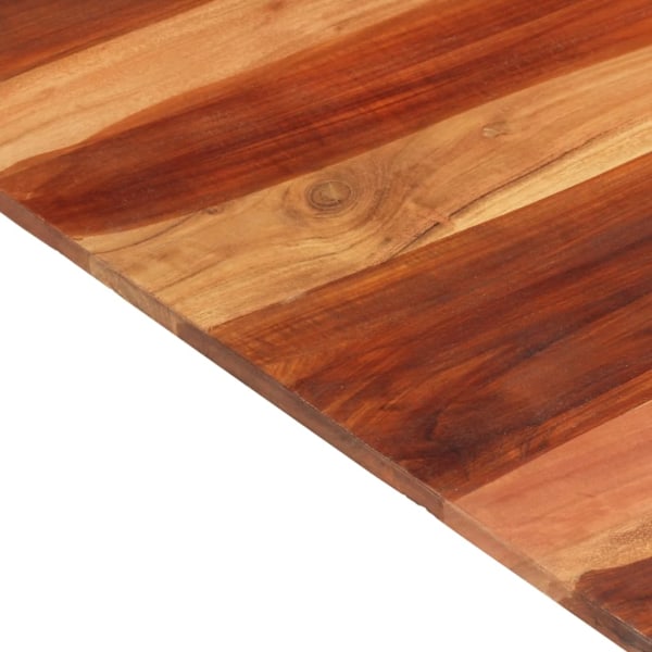 vidaXL Bordsskiva massivt akaciaträ 15-16 mm 70x70 cm Brun