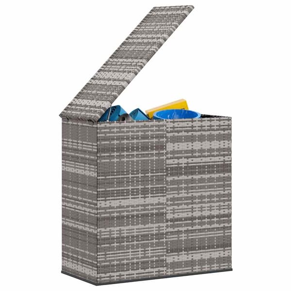 vidaXL Dynbox PE-rotting 100x49x103,5 cm grå grå