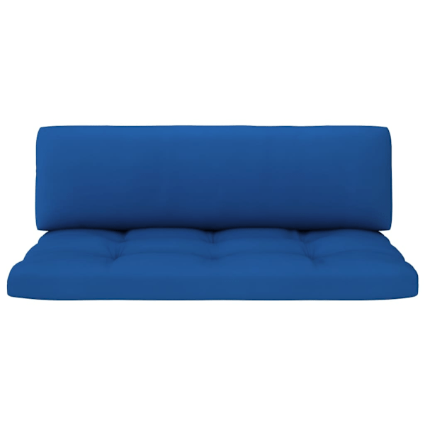 vidaXL Mittensektion till pallsoffa vit impregnerad furu Vit