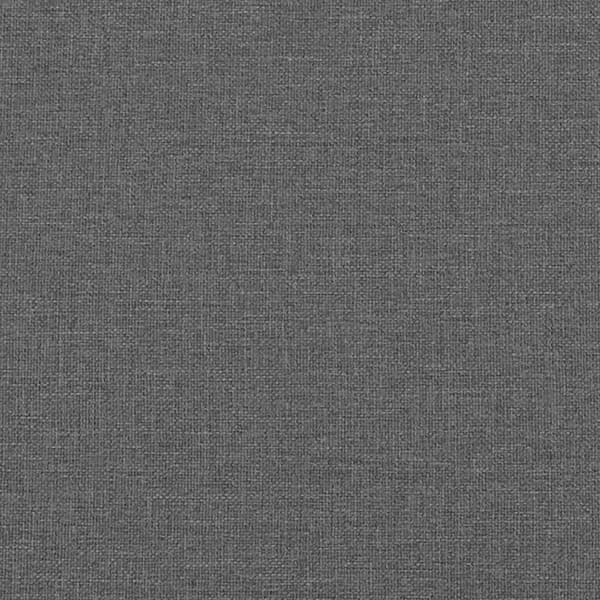 vidaXL Vardagsrumsoffa Mörkgrå 250 x 77 x 76 cm Polyester Grå