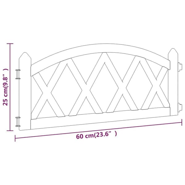 vidaXL Rabattkanter 17 st vit 10 mm PP Vit