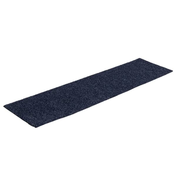 vidaXL Trappmattor självhäftande 15 st 76x20 cm gråblå rektangulära grå