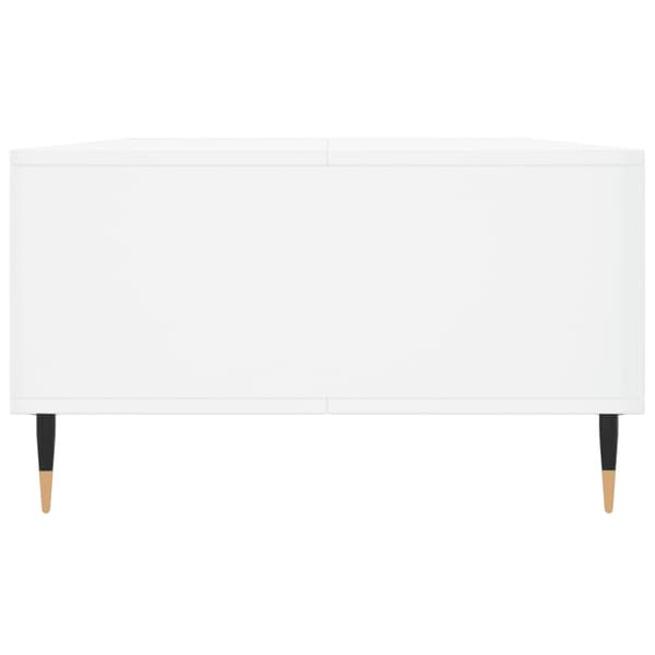 vidaXL Soffbord vit högglans 104x60x35 cm konstruerat trä Vit
