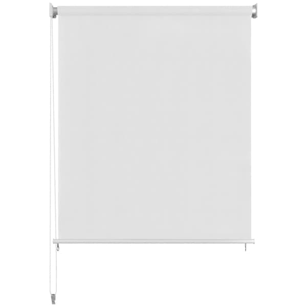 vidaXL Rullgardin utomhus 200x140 cm vit Vit