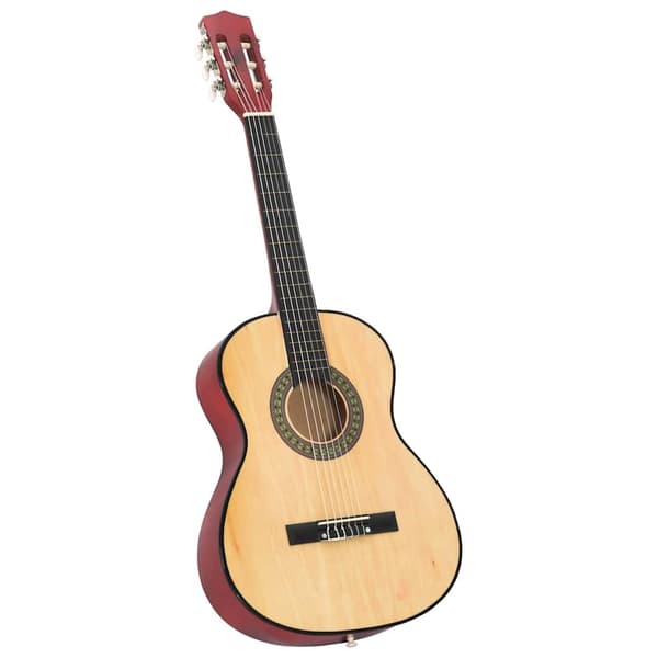 vidaXL Gitarr för nybörjare 8 delar klassisk 3/4 36" Brun