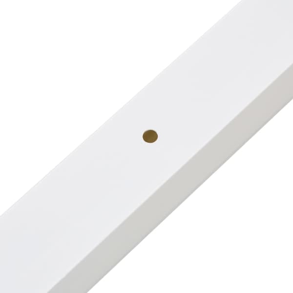 vidaXL Kabelkanal 33x33 mm 30 m PVC Vit