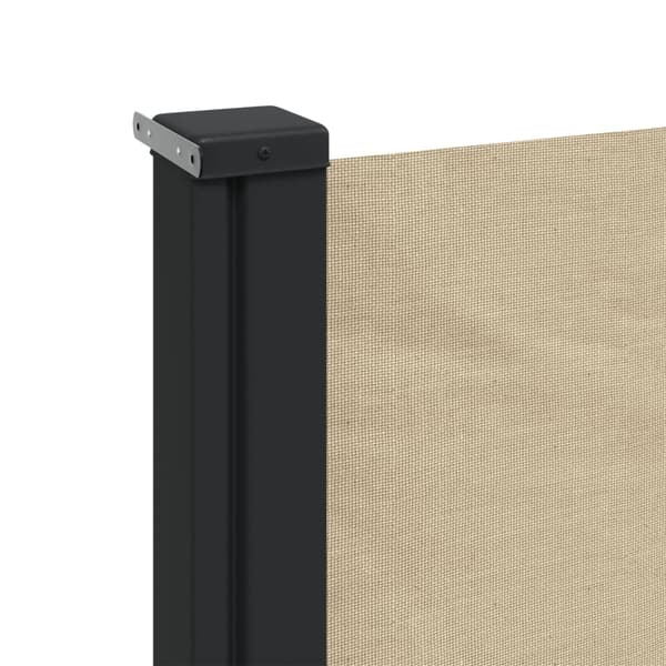 vidaXL Indragbar sidomarkis beige 180x500 cm Beige