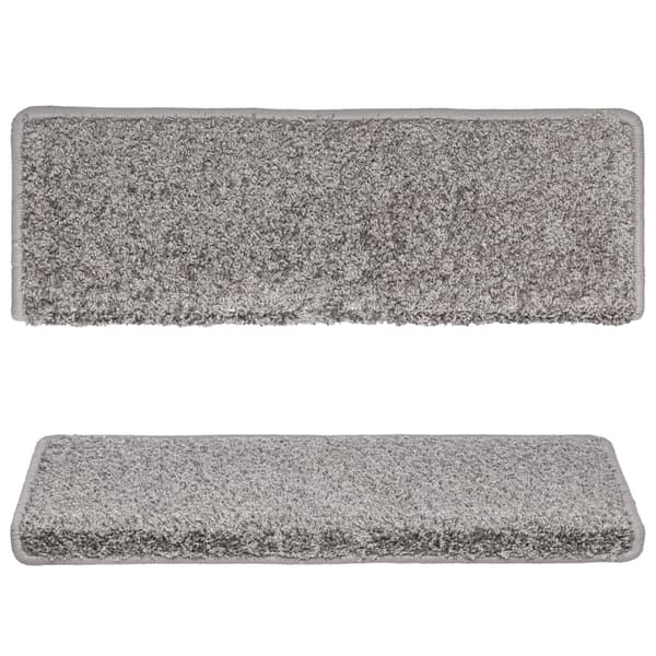 vidaXL Trappstegsmattor 15 st 65x25 cm grå grå