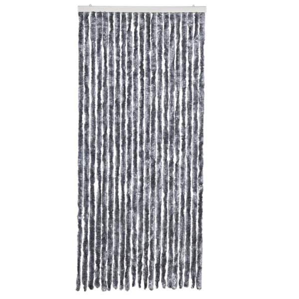vidaXL Insektsdraperi silver 90x200 cm chenille Silver