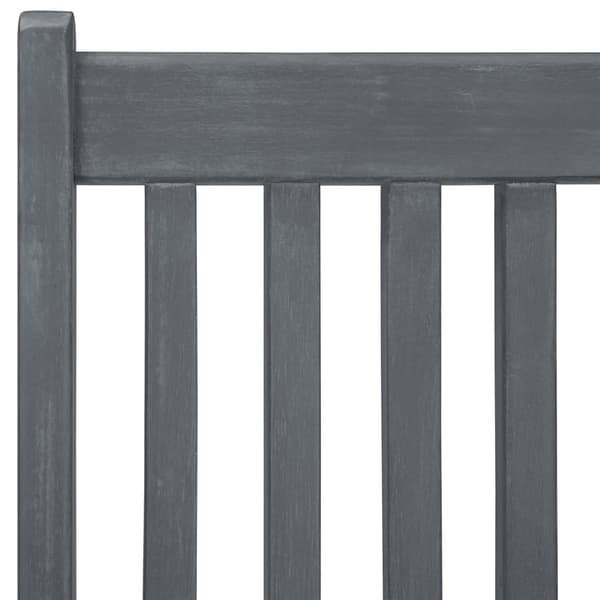 vidaXL Trädgårdsmöbelset 7 delar grå grå