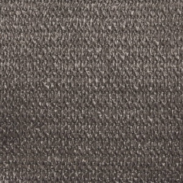 vidaXL Solsegel HDPE rektangulärt 2x4 m antracit Antracit