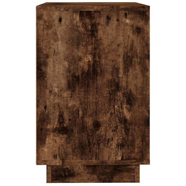 vidaXL Byrå rökfärgad ek 102x35x55 cm konstruerat trä Brun