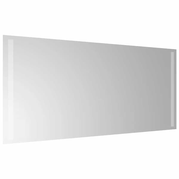 vidaXL Badrumsspegel LED 90x40 cm Transparent