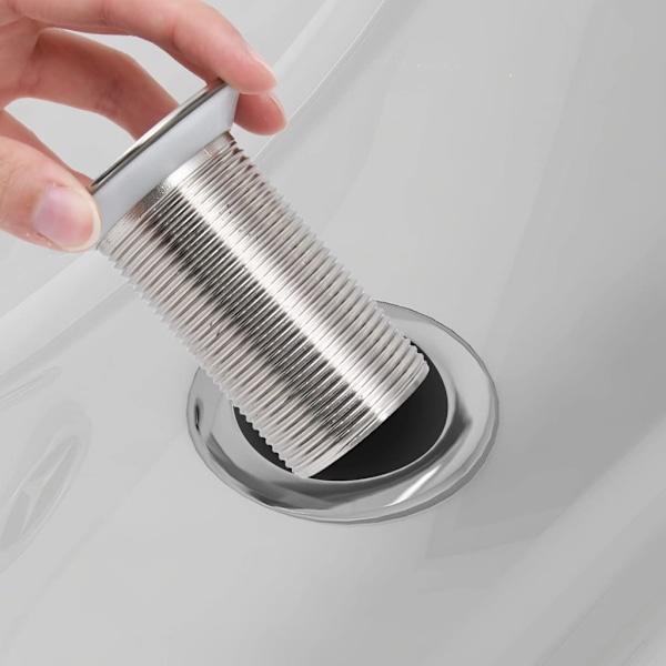 vidaXL Pop-up bottenventil utan överflödesfunktion krom 6,4x6,4x9,1 cm Silver
