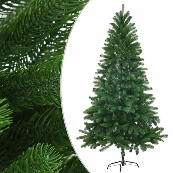 vidaXL Plastgran verklighetstrogna barr 150 cm grön Grön