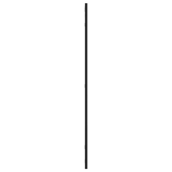vidaXL Väggspegel svart 60x100 cm rektangulär järn art
