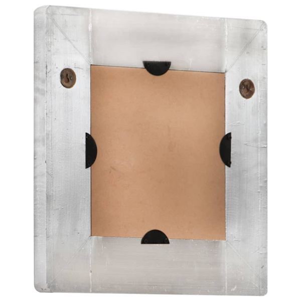 vidaXL Spegel 50x50 cm metall Silver